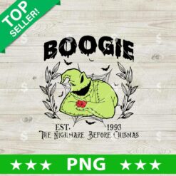 Boogie est 1993 The Nightmare Before Christmas PNG, Nightmare Before Christmas Sublimation PNG