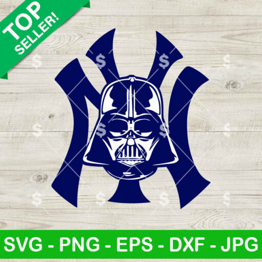 Darth Vader New York Yankees Logo SVG