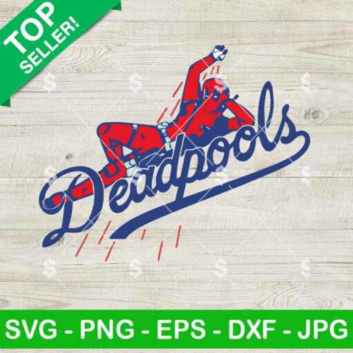 DeadPool Los Angeles Dodgers funny SVG