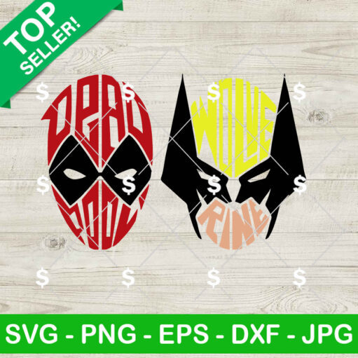 Deadpool And Wolverine Bestie Svg