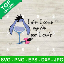 Eeyore Winnie The Pooh Wine Glass SVG