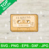 Fearless Album Cassette Tape SVG
