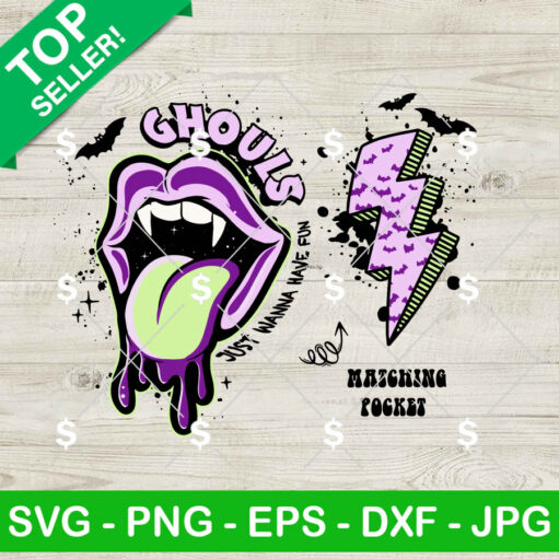 Ghouls Just Wanna Have Fun Vampire SVG