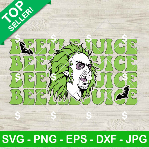 Beetlejuice American Horror Film SVG