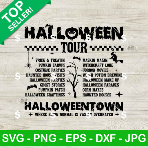 Halloween Tour Svg