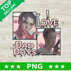I Love Bad Boys Scream Billy Stuart PNG, Scream Billy Stuart Movie Sublimation PNG