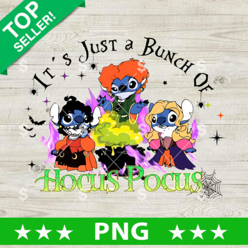 It'S Just A Bunch Of Hocus Pocus Stitch Png