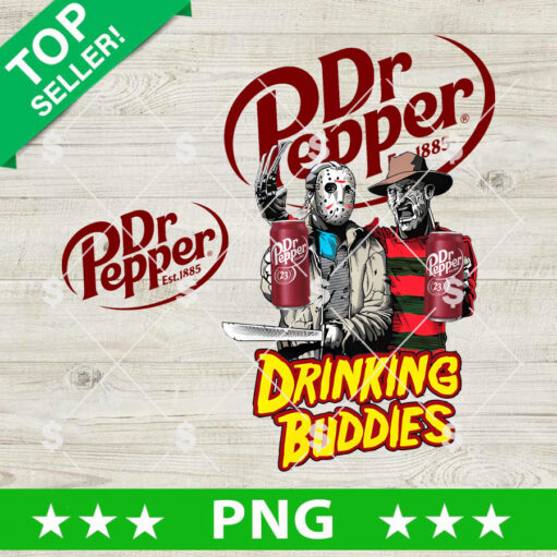 Jason Voorhees And Freddy Krueger Drink Buddies Dr Pepper PNG