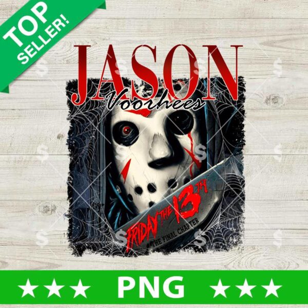 Jason Voorhees Halloween PNG, Jason Voorhees Horror Sublimation PNG