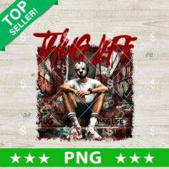 Jason Voorhees Horror Thug Life PNG, Jason Voorhees Horror Sublimation PNG