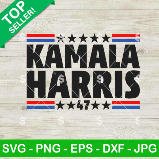 Kamala Harris 47 Svg