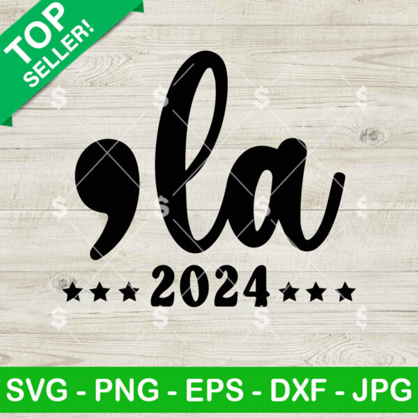 Kamala Harris Comma la 2024 SVG, Kamala Harris Democrats SVG, Kamala Harris President 2024 SVG PNG