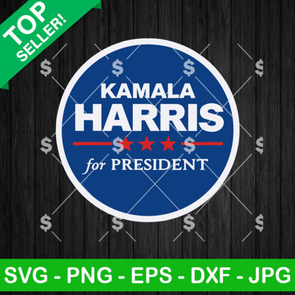 Kamala Harris For President SVG