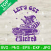 Let's Get Wicked Raccoon Halloween SVG
