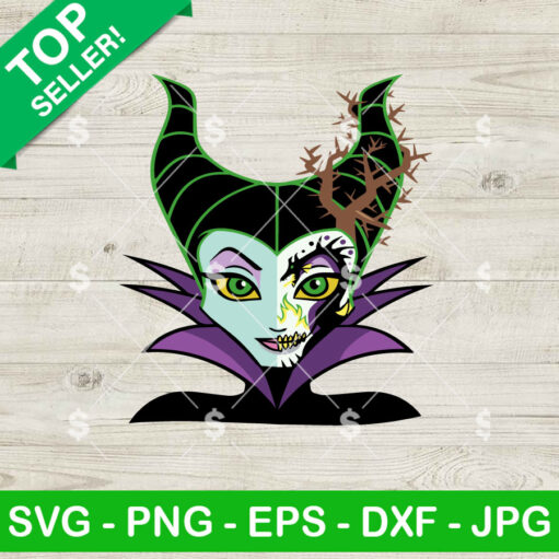 Maleficent Horror Halloween Svg