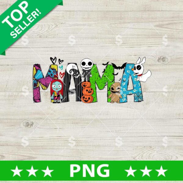 Mama The Nightmare Before Christmas PNG, Mama Jack Skellington Sublimation PNG