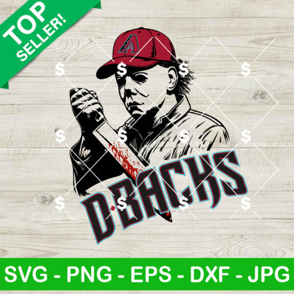 Michael Myers Arizona Diamondbacks Baseball SVG