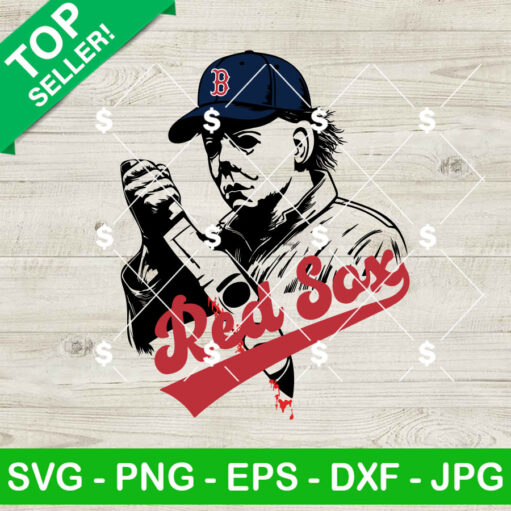 Michael Myers Boston Red Sox Svg