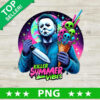 Michael Myers Killer Summer Vibes PNG, Summer Horror Sublimation transfer PNG