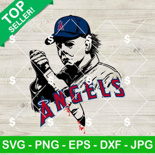 Michael Myers Los Angeles Angels Baseball SVG