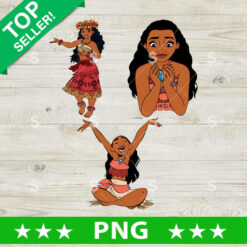 Moana Disney Princess Bundle PNG, Moana Disney Sublimation transfer PNG