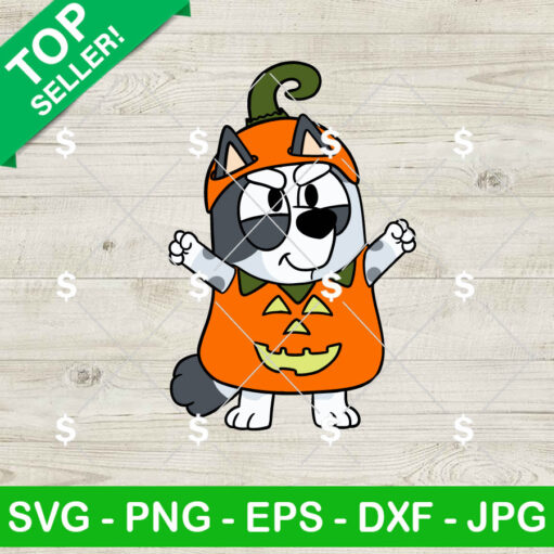 Muffin Dog Pumpkin Halloween Svg