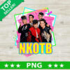 NKOTB Boy Band PNG, New Kids On The Block Sublimation transfer PNG