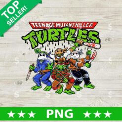 Ninja Turtle Horror Movie PNG, Ninja Turtle Sublimation PNG