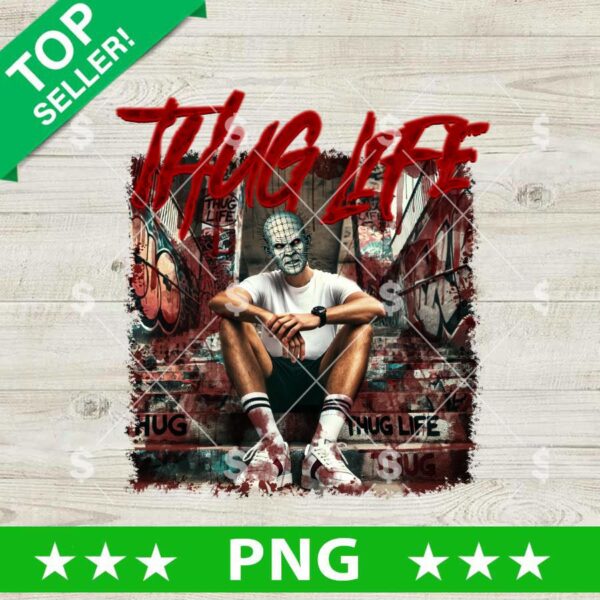 Pinhead Horror Thug Life PNG, Pinhead Horror Sublimation PNG