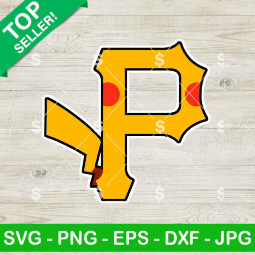 Pittsburgh Pikachu MLB Logo SVG