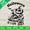 Pumpkin Frog Halloween Is A Life Style SVG