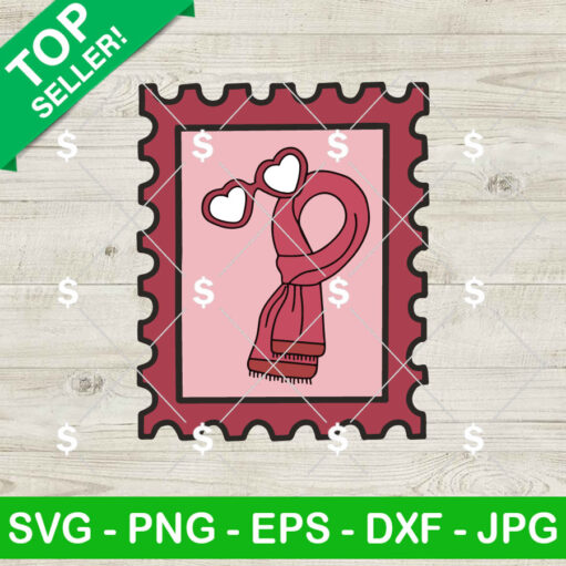 Red Album Stamp Svg