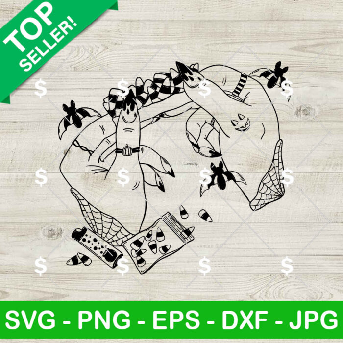 Spooky Blunt Halloween SVG, Burn Blunts Not Witches SVG, Stoner Halloween SVG Cricut Files