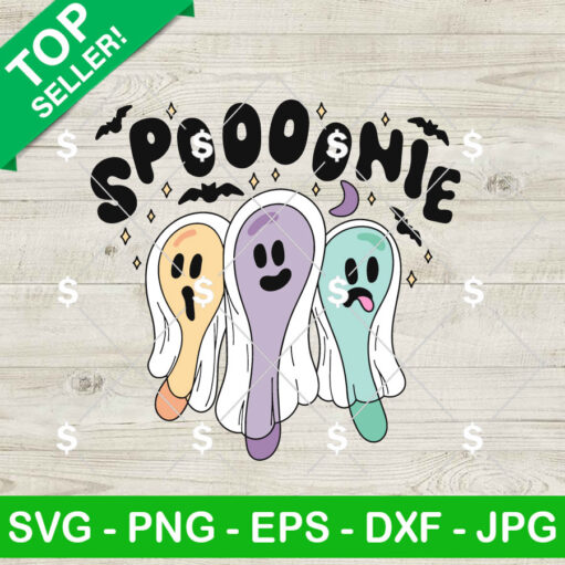 Spooonie Ghost Halloween Svg