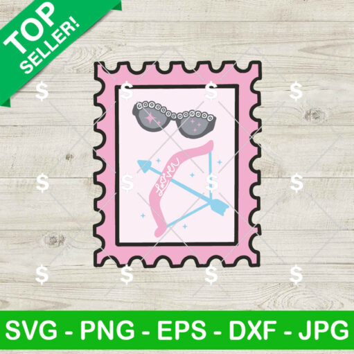 Taylor Swift Lover Album Stamp Svg