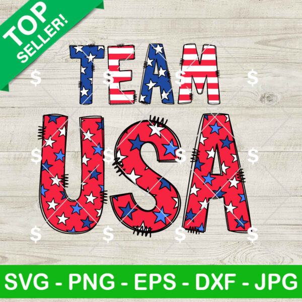 Team USA SVG, USA Paris Summer Olympics SVG PNG EPS DXF