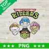 Teenage Mutant Ninja Killers PNG, Ninja turtle Horror Sublimation PNG