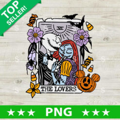 The Lovers Jack Skellington And Sally PNG, Jack Skellington Sublimation transfer PNG