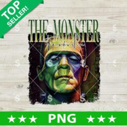 The Monster Frankenstein Horror PNG, Frankenstein Horror Sublimation PNG