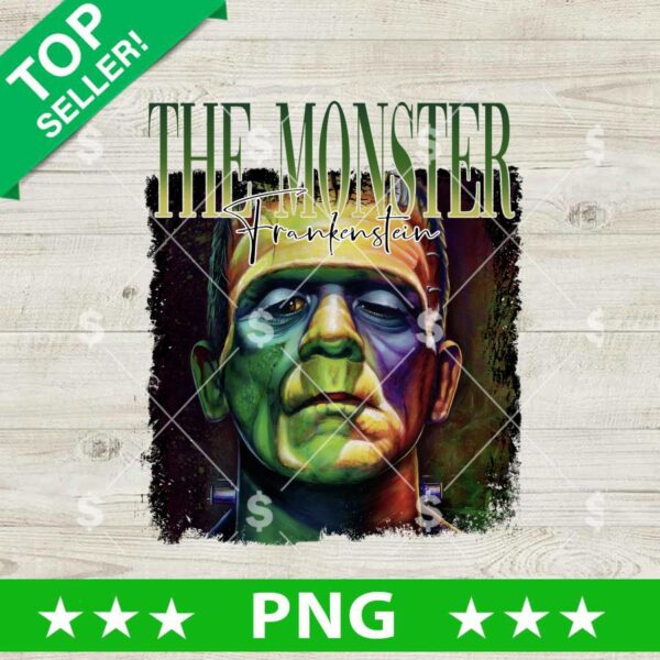 The Monster Frankenstein Horror PNG, Frankenstein Horror Sublimation PNG