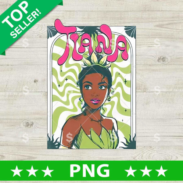 Tiana Princess Tarot Card Disney PNG, Tiana Princess Sublimation transfer PNG
