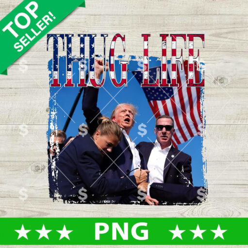 Trump Thug Life Fight Shooting Png