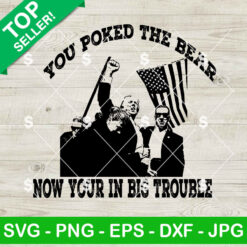 Trump You Poked The Bear Now Your In Big Trouble SVG