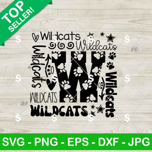 Wildcats Typography SVG