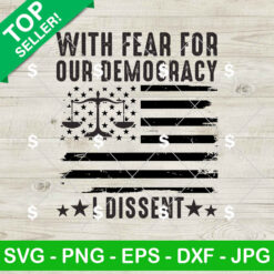 I Dissent Justice Sotomayor SVG Cricut