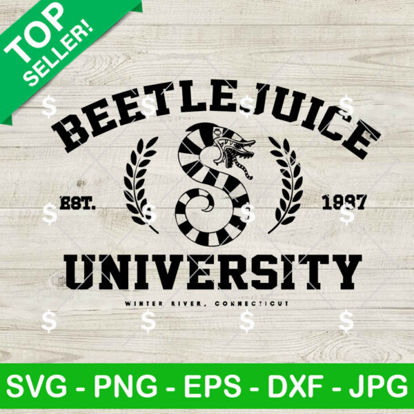 Beetlejuice Tim Burton University SVG