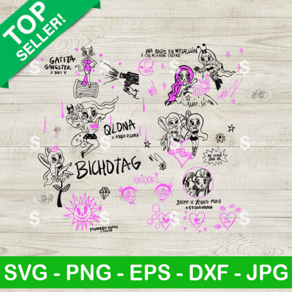 Karol G Bichota SVG Cricut