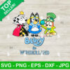 Bluey In Wonderland SVG