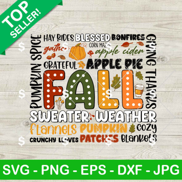 Fall Sweater Weather SVG
