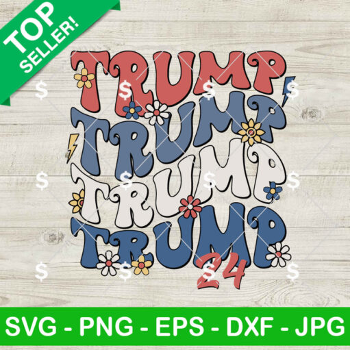 Retro Trump 24 Svg